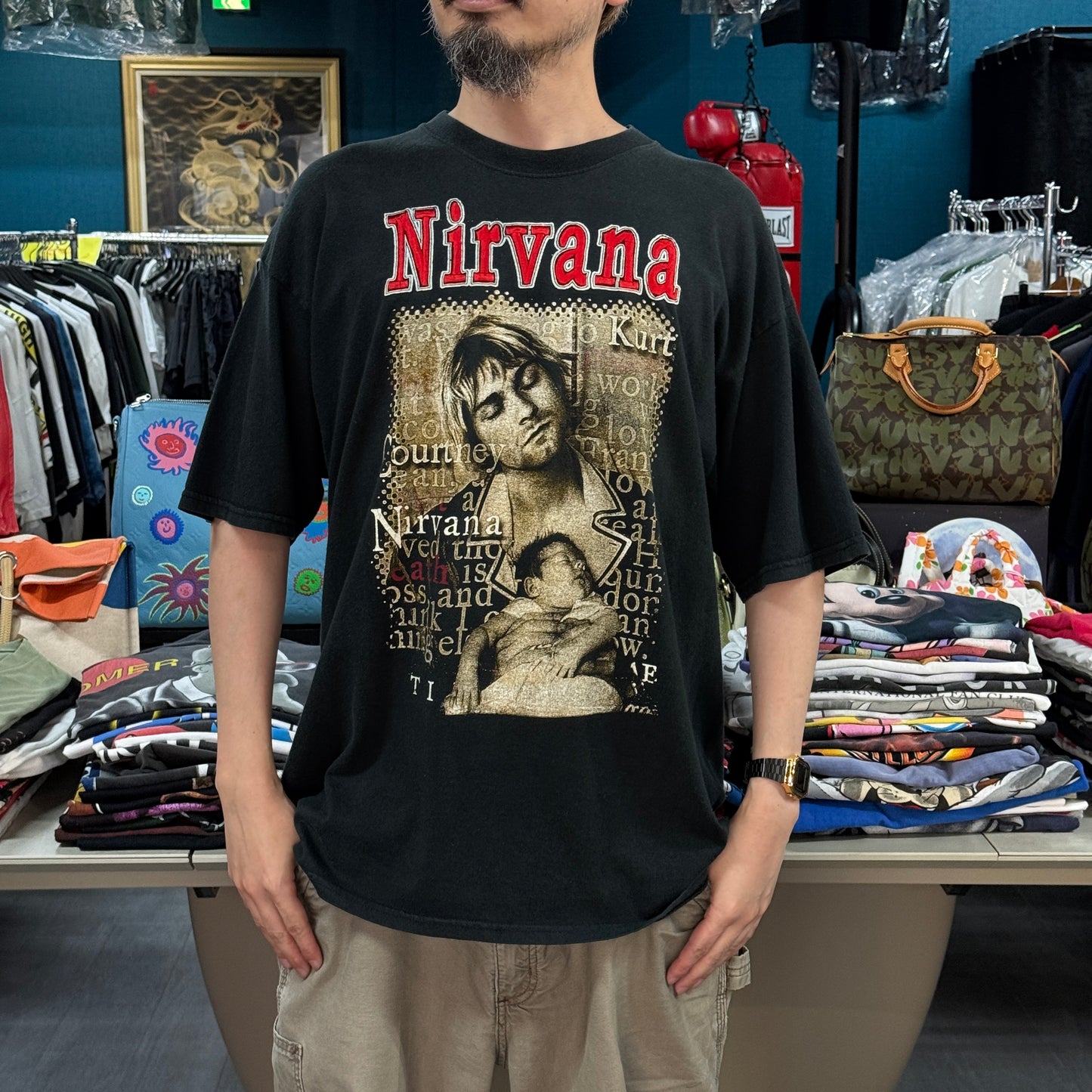 【NIRVANA】ニルヴァーナ "KURT & FRANCES" メキシカン Vintage Tシャツ