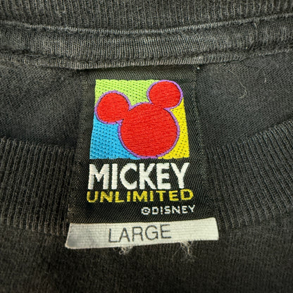 【DISNEY】90sミッキーマウス "Metallic Fireworks" グラフィック Tシャツ