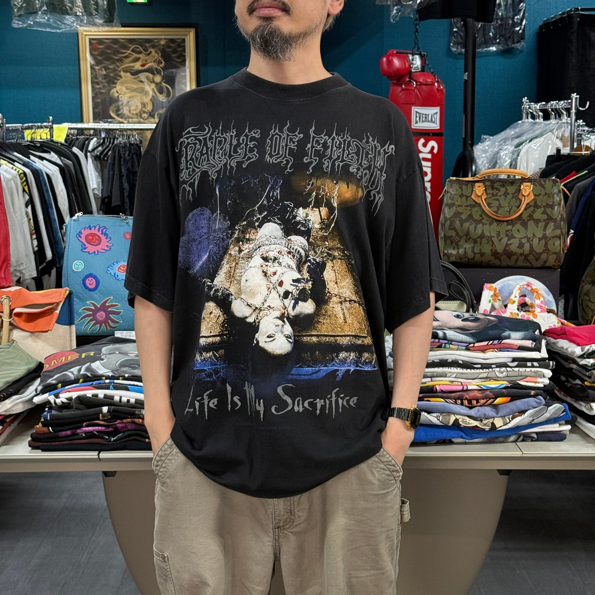 【CRADLE OF FILTH】クレイドル・オブ・フィルス "Life Is My Sacrifice" 90's Vintage Tシャツ