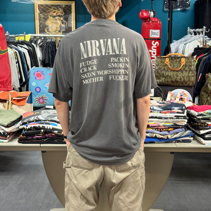 【NIRVANA】ニルヴァーナ "VESTIBULE" giantタグ 90's Vintage Tシャツ