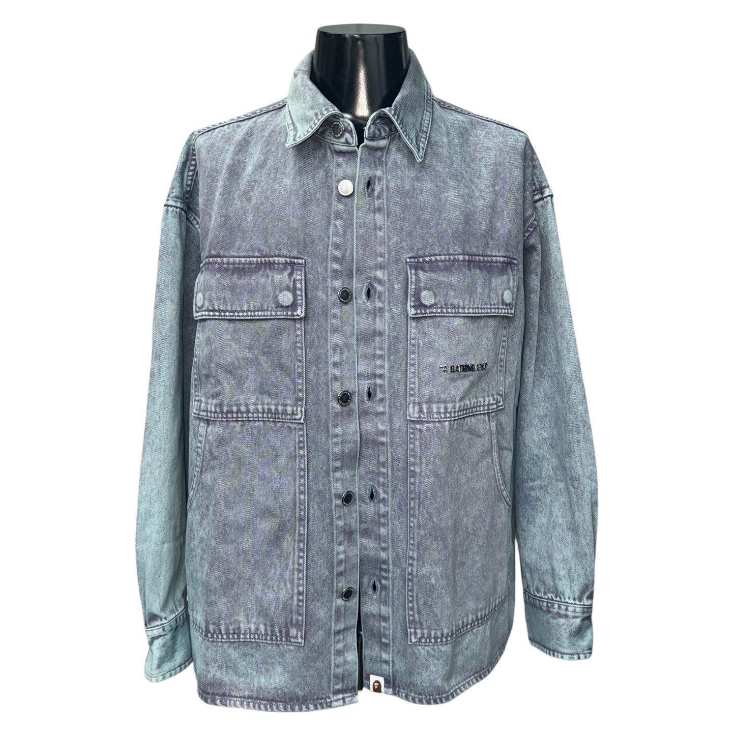 【A BATHING APE】ベイシングエイプ  ACID WASH WORK SHIRT