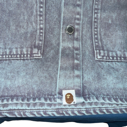 【A BATHING APE】ベイシングエイプ  ACID WASH WORK SHIRT