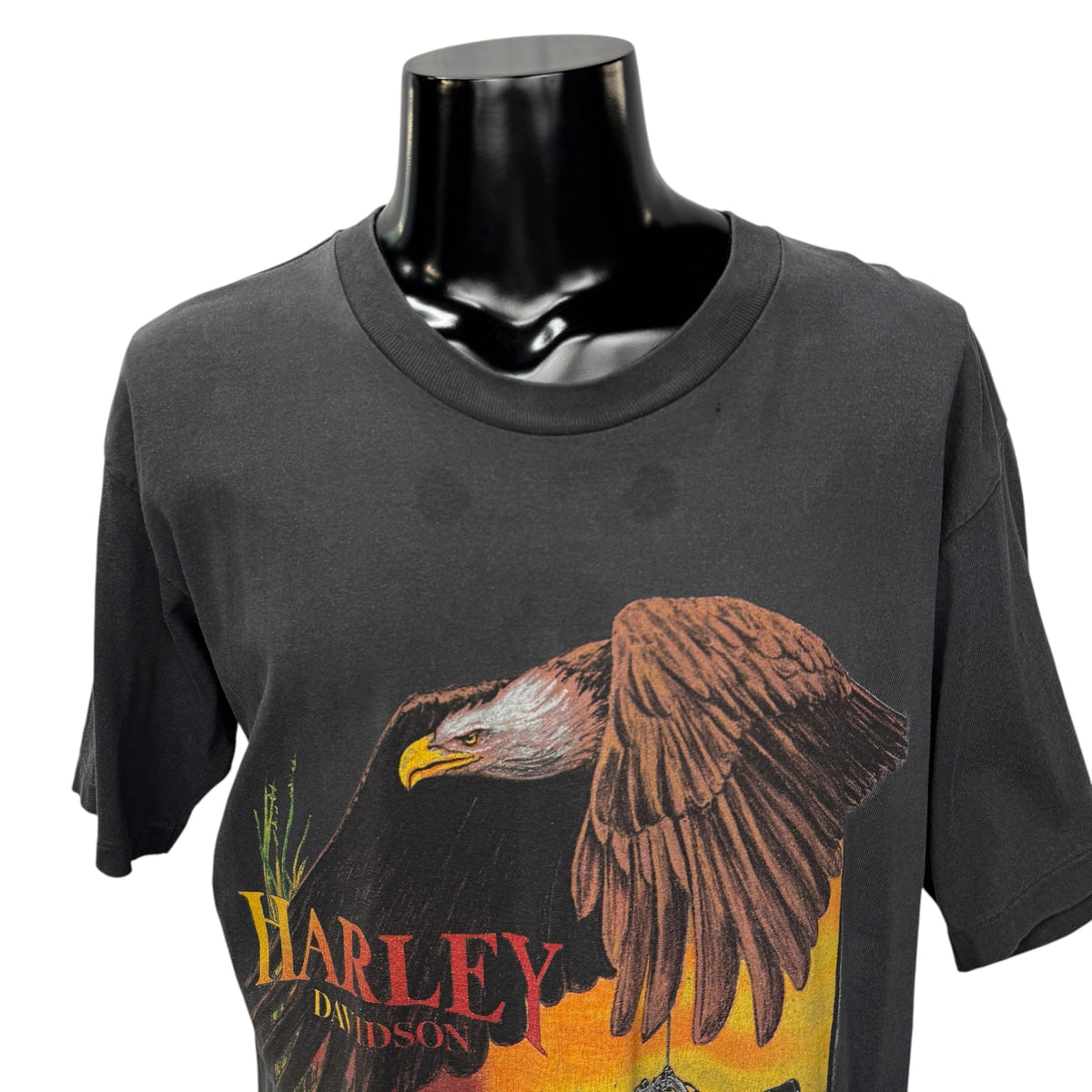 【HARLEY-DAVIDSON】ハーレーダビッドソン "IMMORTAL EAGLE" 90's Vintage Tシャツ