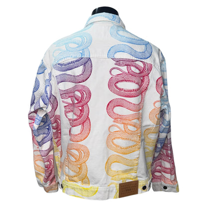 【SUPREME × HYSTERIC GLAMOUR】シュプリーム ヒステリックグラマー 21SS Snake Denim Trucker Jacket