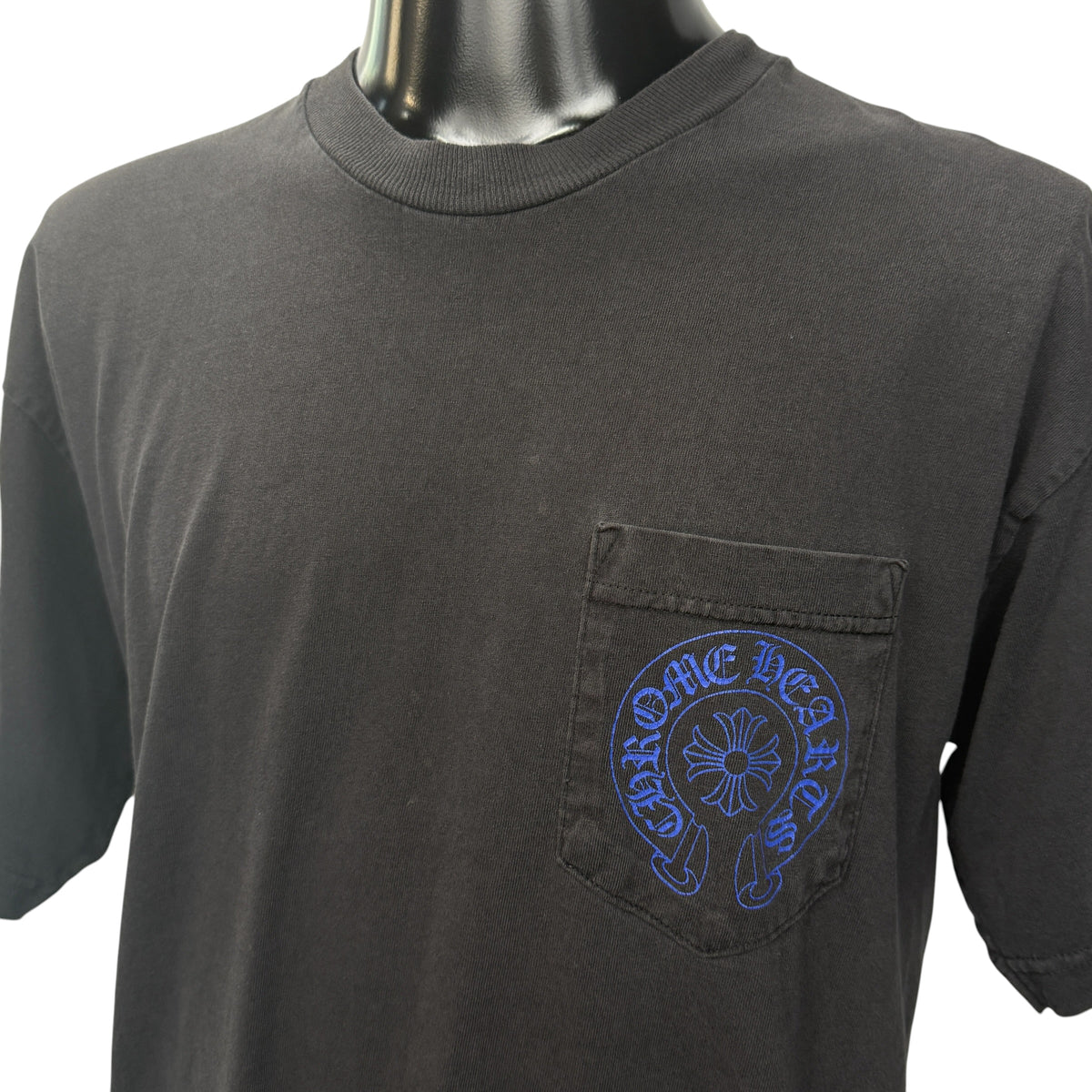 【CHROME HEARTS】クロムハーツ BLUE CROSS POCKET TEE OLD Y2K