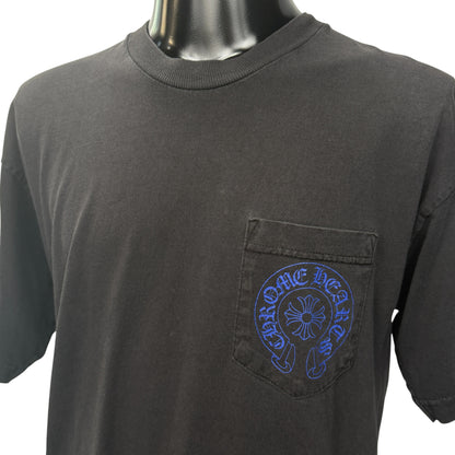 【CHROME HEARTS】クロムハーツ BLUE CROSS POCKET TEE OLD Y2K