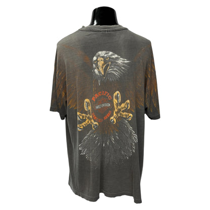 【HARLEY-DAVIDSON】ハーレーダビッドソン "3D EAGLE ALL OVER PRINT" 80's-90's Vintage Tシャツ