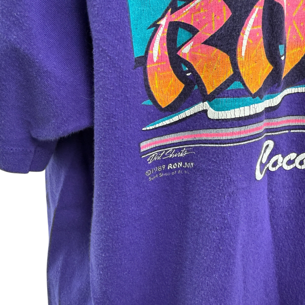 【RON JON】ロンジョン "SURFING SHARK" 80's Vintage Tシャツ