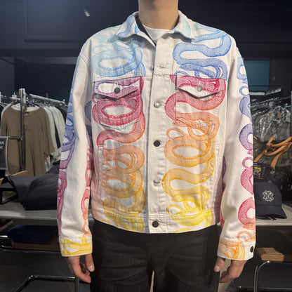 【SUPREME × HYSTERIC GLAMOUR】シュプリーム ヒステリックグラマー 21SS Snake Denim Trucker Jacket