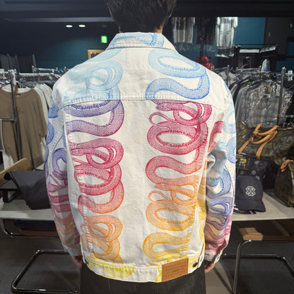 【SUPREME × HYSTERIC GLAMOUR】シュプリーム ヒステリックグラマー 21SS Snake Denim Trucker Jacket