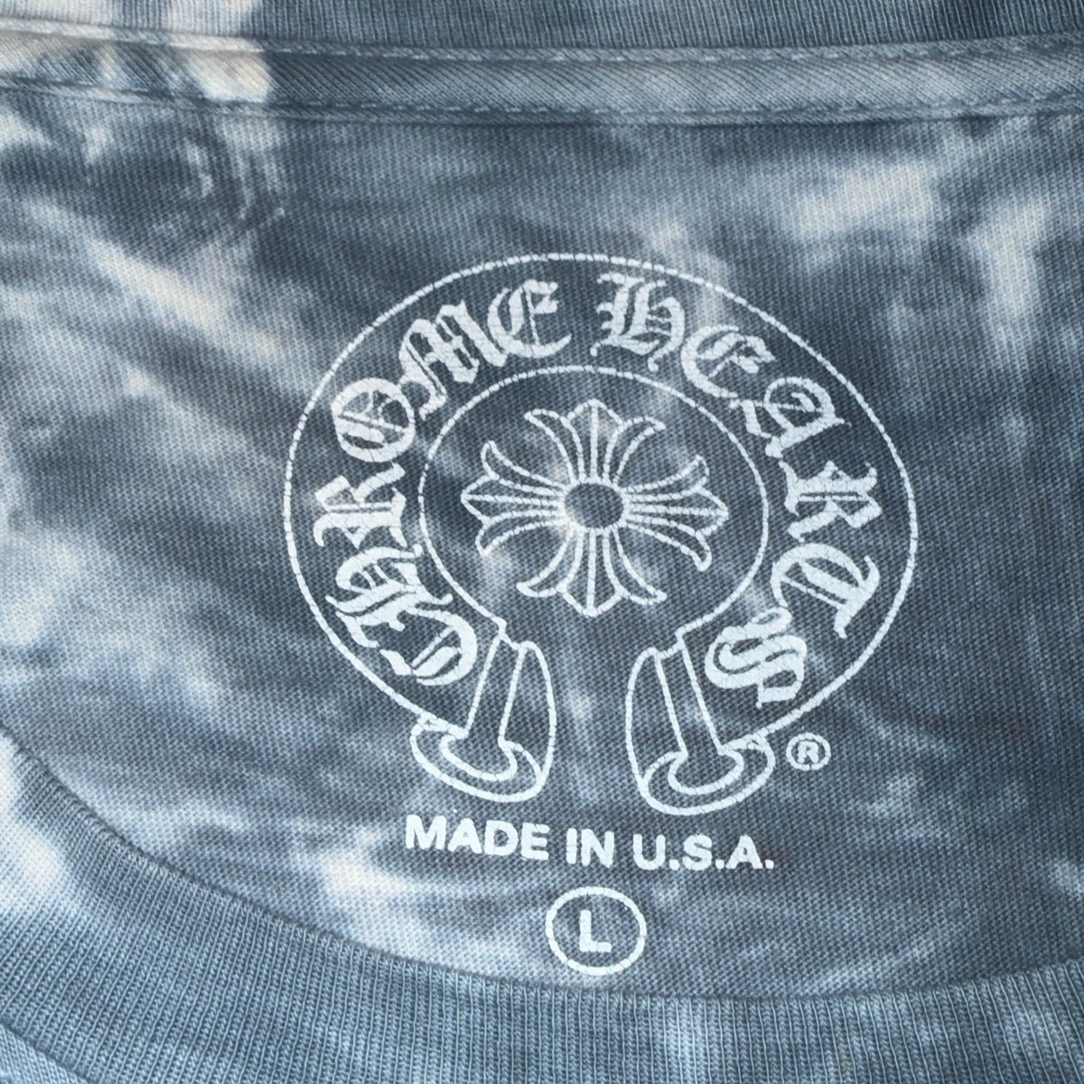 【CHROME HEARTS】クロムハーツ "Tie Dye Malibu Horseshoe" ロングスリーブTシャツ