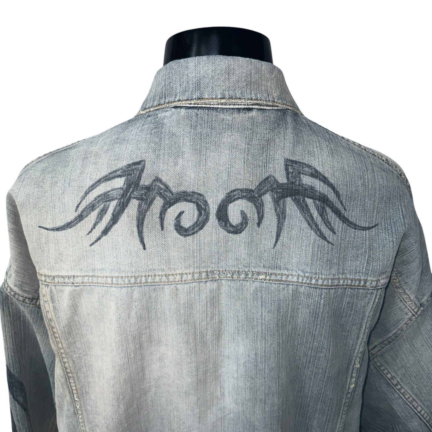【BALENCIAGA】バレンシアガ Summer 24 Tattoo Denim Jacket
