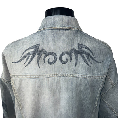 【BALENCIAGA】バレンシアガ Summer 24 Tattoo Denim Jacket