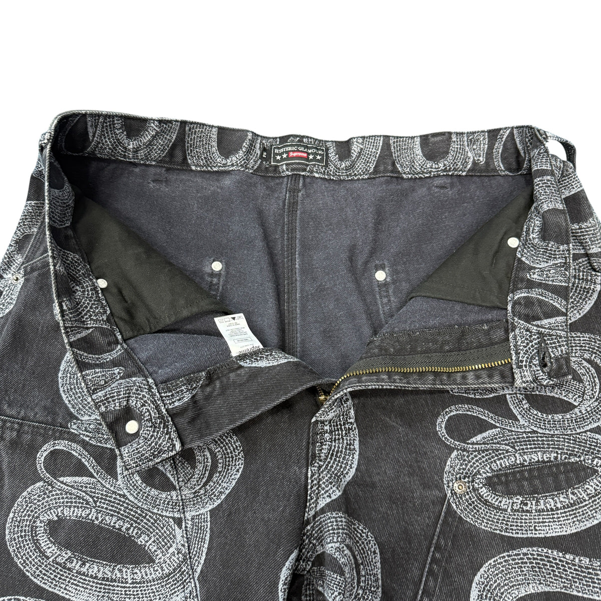 【SUPREME×HYSTERIC GLAMOUR】シュプリーム×ヒステリックグラマー "Snake Double Knee Denim Painter Pant"  21SS パンツ