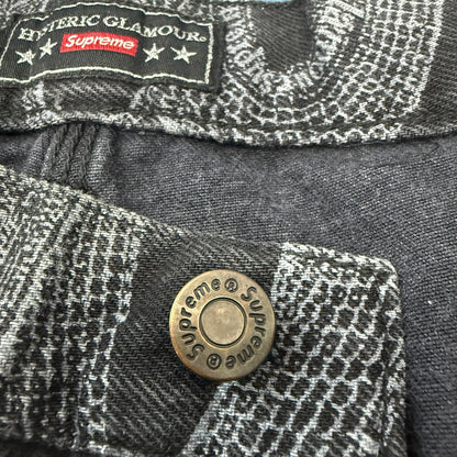 【SUPREME×HYSTERIC GLAMOUR】シュプリーム×ヒステリックグラマー "Snake Double Knee Denim Painter Pant"  21SS パンツ