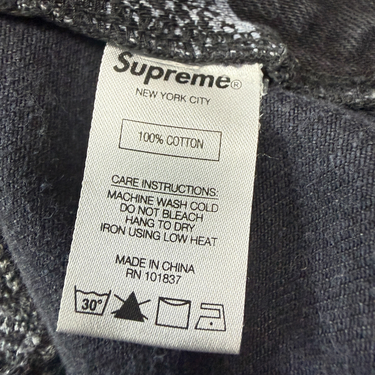 【SUPREME×HYSTERIC GLAMOUR】シュプリーム×ヒステリックグラマー "Snake Double Knee Denim Painter Pant"  21SS パンツ