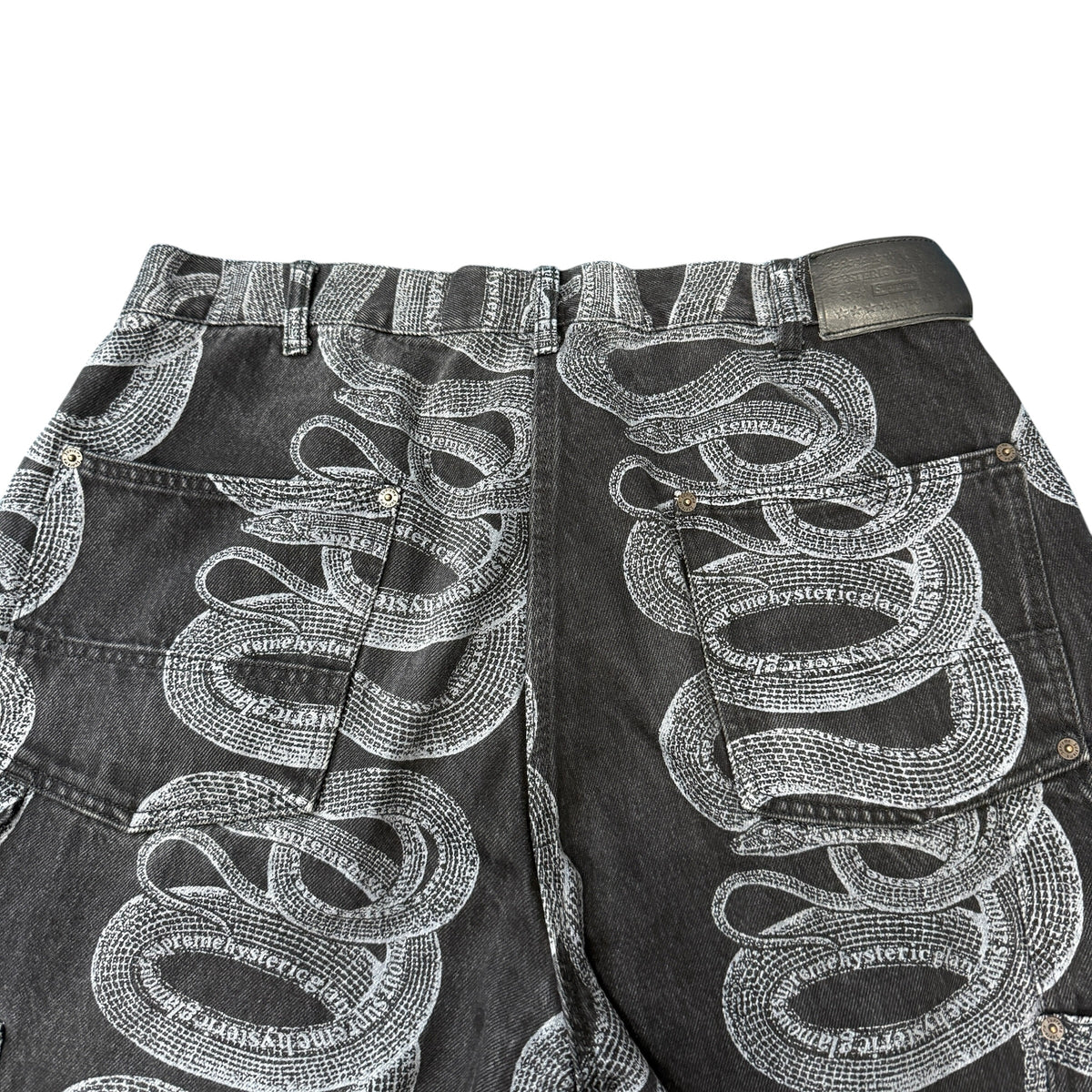 【SUPREME×HYSTERIC GLAMOUR】シュプリーム×ヒステリックグラマー "Snake Double Knee Denim Painter Pant"  21SS パンツ
