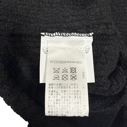 【CHROME HEARTS】クロムハーツ ハラコクロスパッチ ストレッチニットパーカー