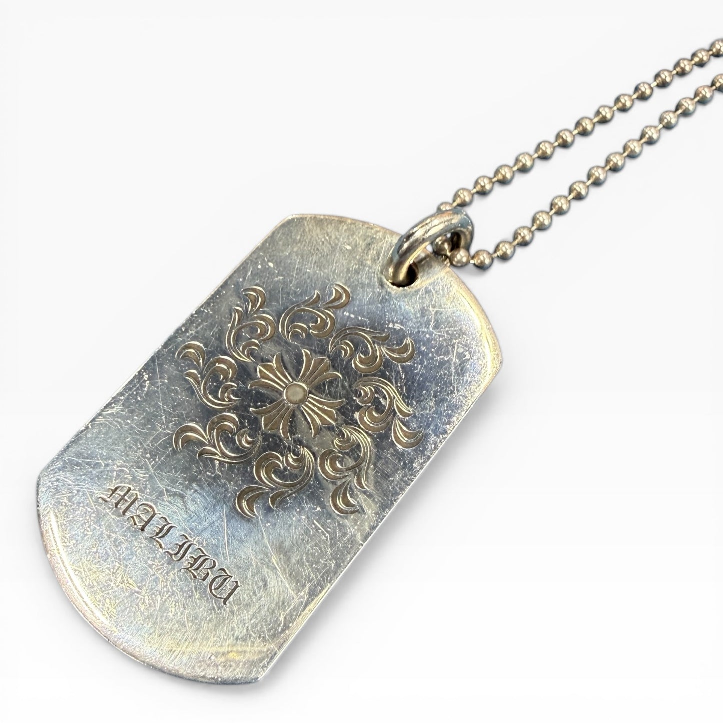 【CHROME HEARTS】クロムハーツ マリブ限定 ドッグタグ ネックレス