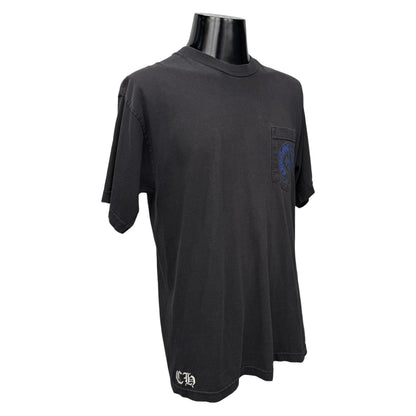 【CHROME HEARTS】クロムハーツ BLUE CROSS POCKET TEE OLD Y2K