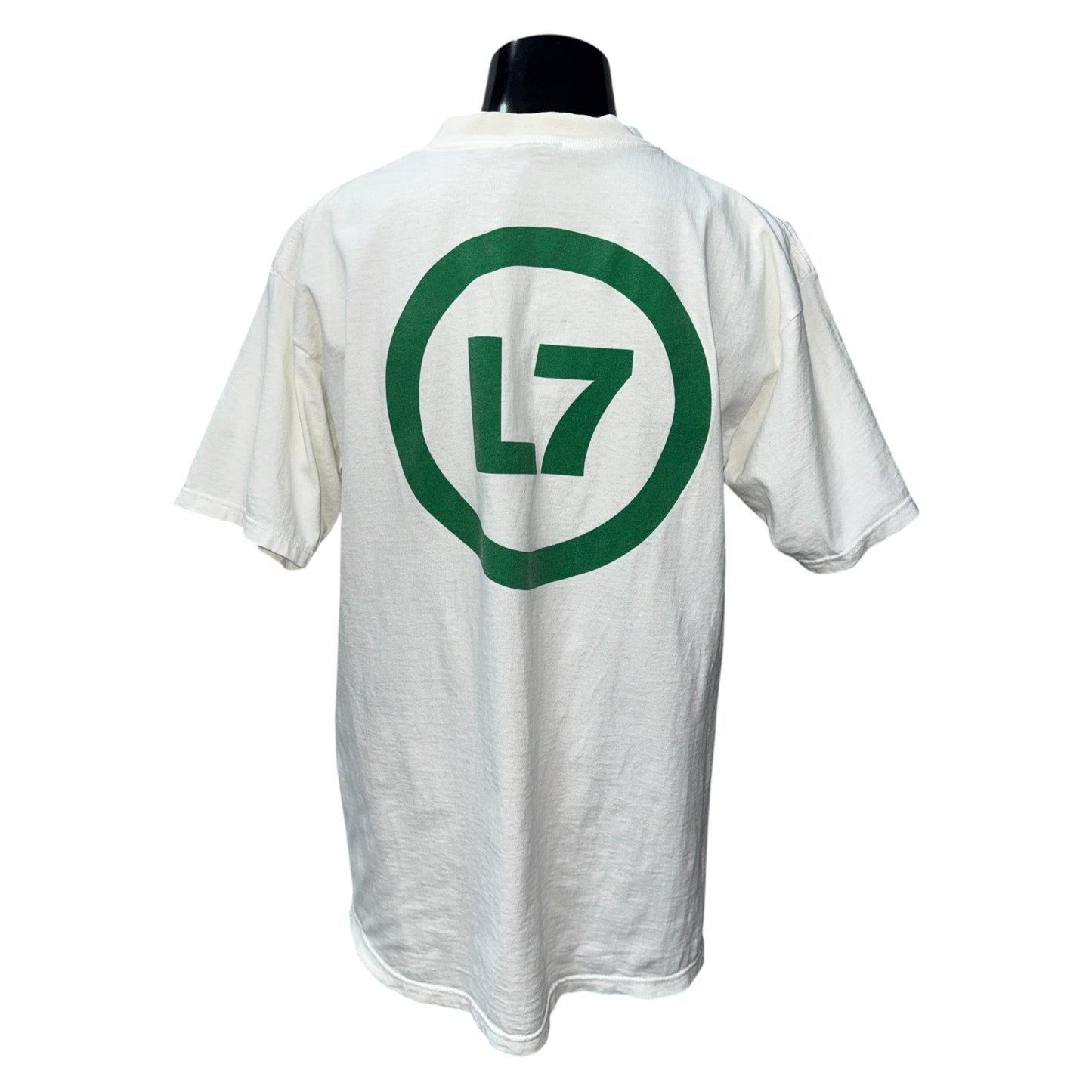 【L7】エルセヴン90s Circle LogoヴィンテージTシャツ