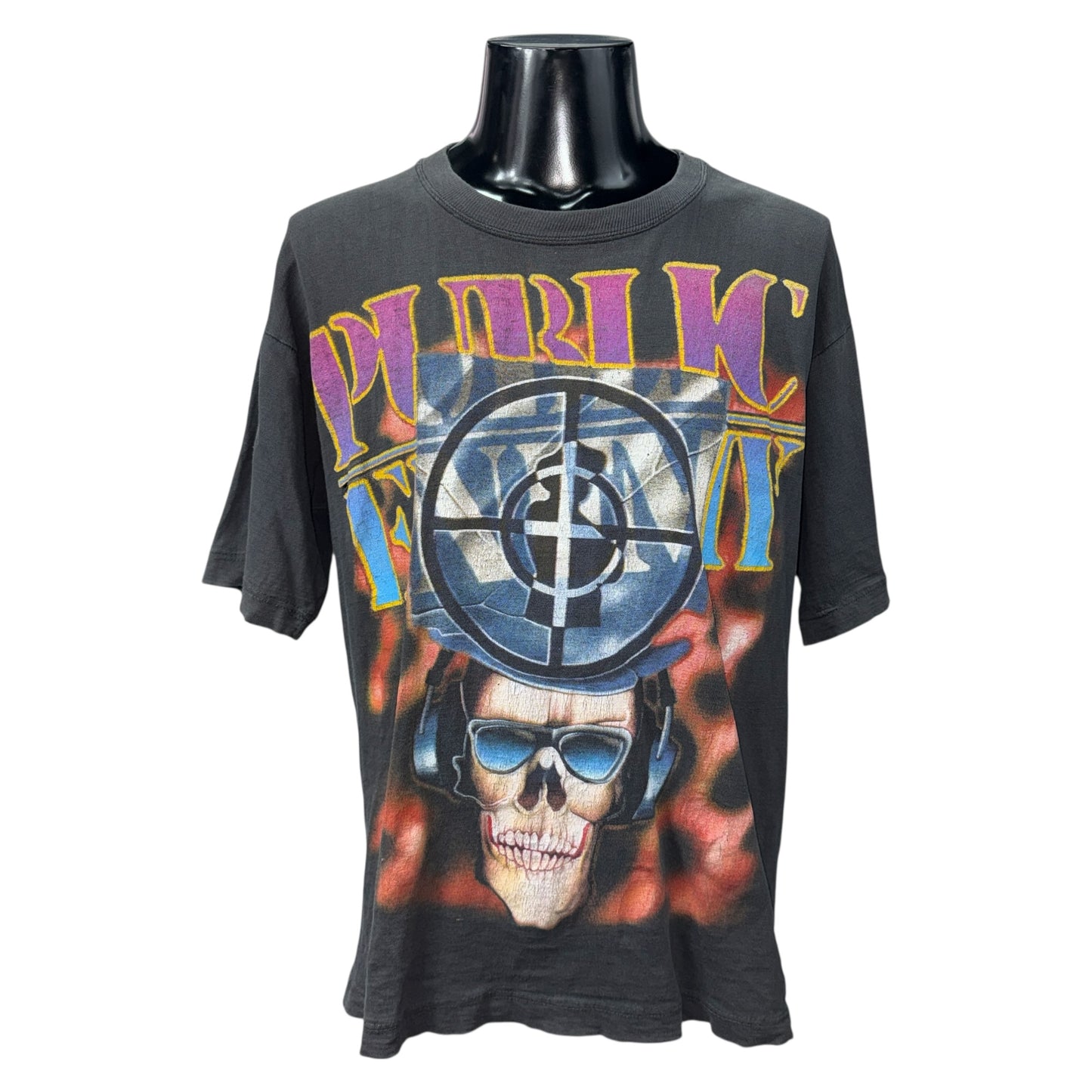 【PUBLIC ENEMY】パブリックエネミー "Skull & Target" 90's Vintage Tシャツ