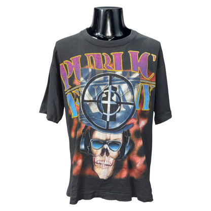 【PUBLIC ENEMY】パブリックエネミー "Skull & Target" 90's Vintage Tシャツ