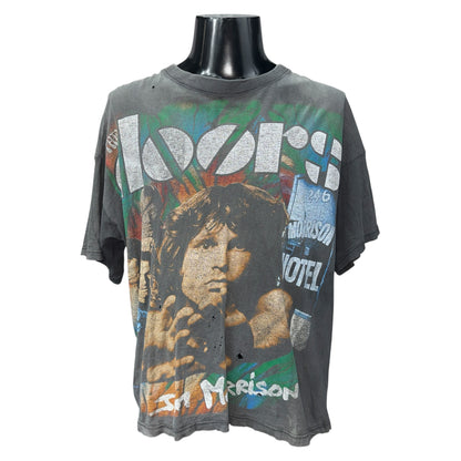 【THE DOORS】ドアーズ "Jim Morrison" 大判プリント Vintage Tシャツ