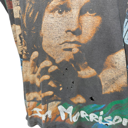 【THE DOORS】ドアーズ "Jim Morrison" 大判プリント Vintage Tシャツ