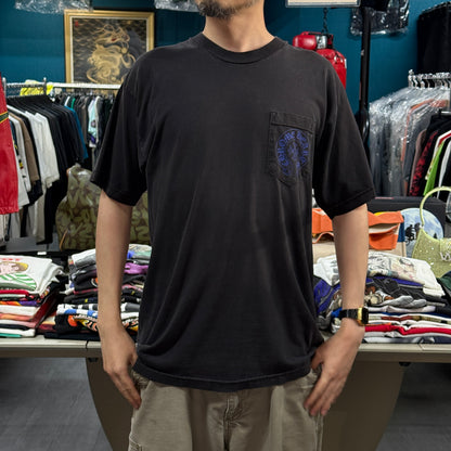 【CHROME HEARTS】クロムハーツ BLUE CROSS POCKET TEE OLD Y2K
