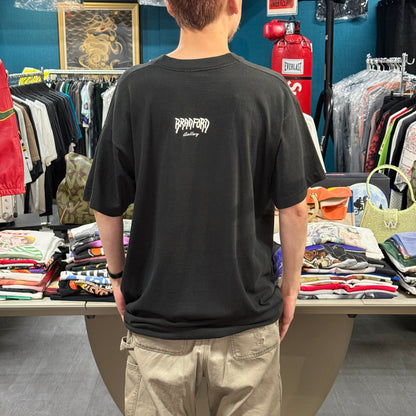 【KURT COBAIN】カートコバーン "BIG Face BRADFORD" 90's Vintage Tシャツ front face 希少バージョン