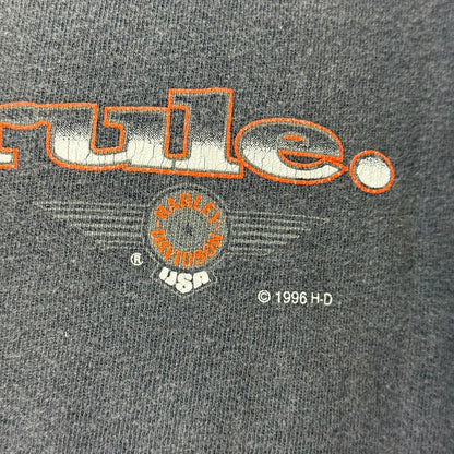 【HARLEY-DAVIDSON】ハーレーダビッドソン "fat boys rule." 90's Vintage Tシャツ