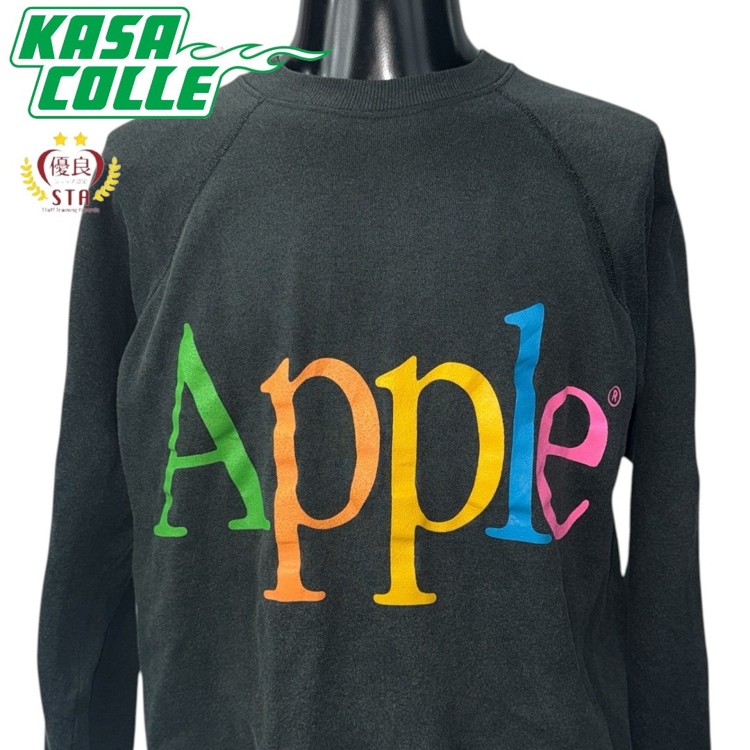 【Apple】アップル "Rainbow Logo" 80's  90's USA製 Vintage スウェット
