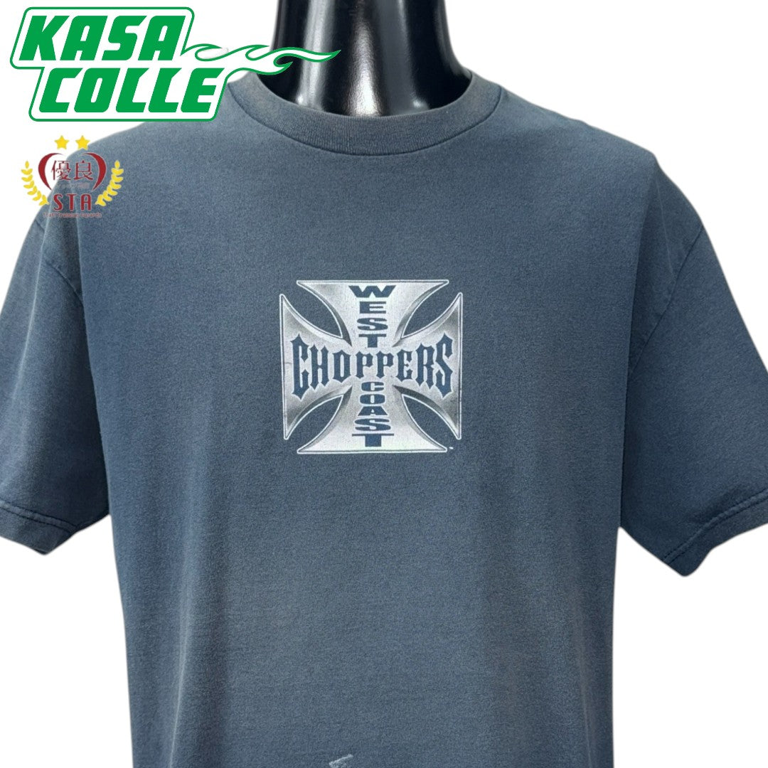 【WEST COAST CHOPPERS】ウェストコーストチョッパーズ "Long Beach, CA" アイアンクロス JESSE WHO?タグ Vintage Tシャツ