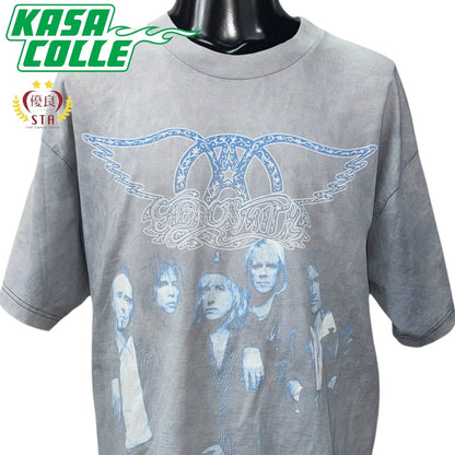 【AEROSMITH】エアロスミス "NINE LIVES WORLD TOUR" 90's Vintage Tシャツ