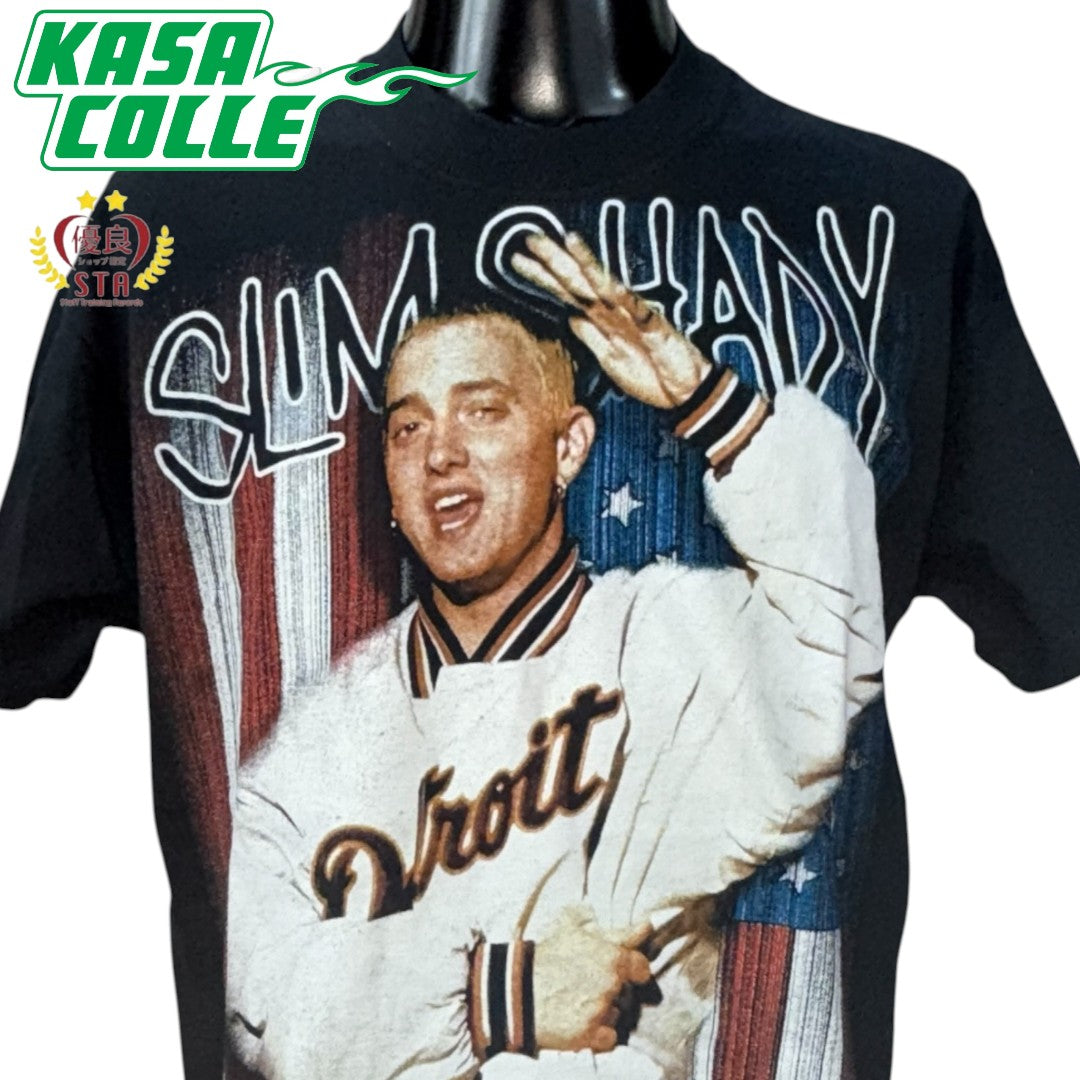 【EMINEM】エミネム "SLIM SHADY / SALUTE" 00's Vintage Tシャツ