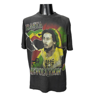 【BOB MARLEY】ボブ・マーリー "RASTA REVOLUTION" 90's-00's Vintage Tシャツ