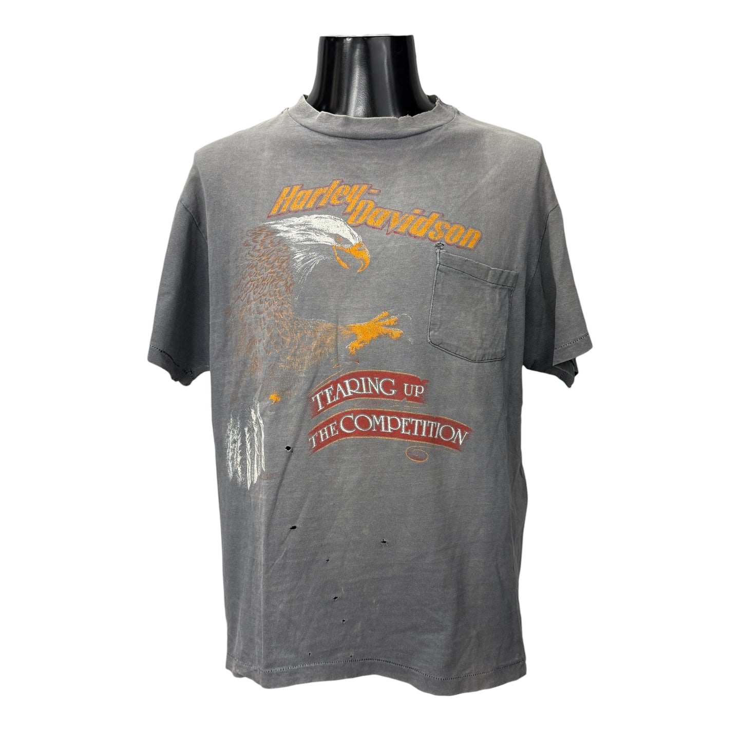 【HARLEY-DAVIDSON】ハーレーダビッドソン 80s-90s Vintage ポケットTシャツ
