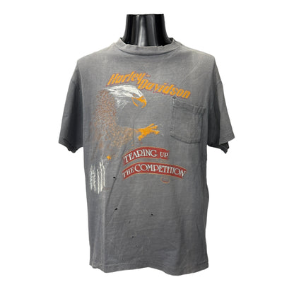 【HARLEY-DAVIDSON】ハーレーダビッドソン 80s-90s Vintage ポケットTシャツ