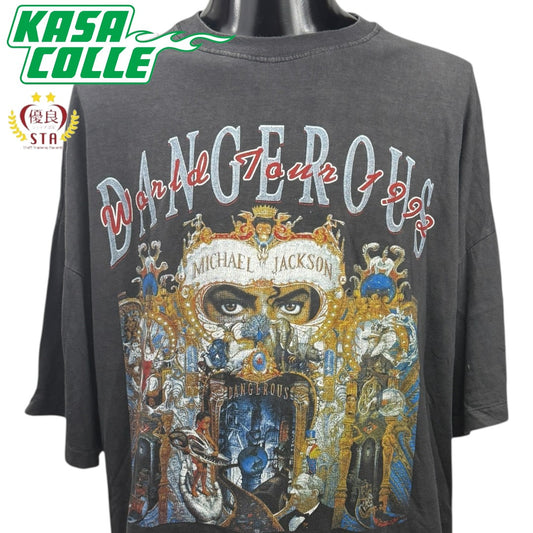 【MICHAEL JACKSON】マイケルジャクソン “DANGEROUS WORLD TOUR 1992” 90’s Vintage Tシャツ