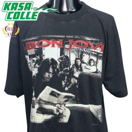 【BON JOVI】ボンジョビ “CROSS ROAD TOUR” 90's Vintage Tシャツ
