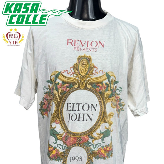 【ELTON JOHN】エルトン・ジョン "1993 World Tour" × GIANNI VERSACE 90s Vintage Tシャツ