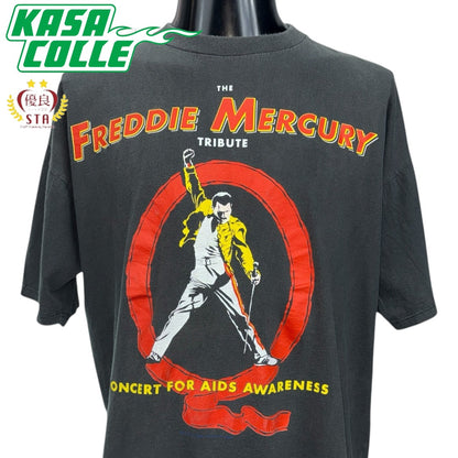 【QUEEN】フレディ・マーキュリー "TRIBUTE CONCERT 1992" 90's Tシャツ