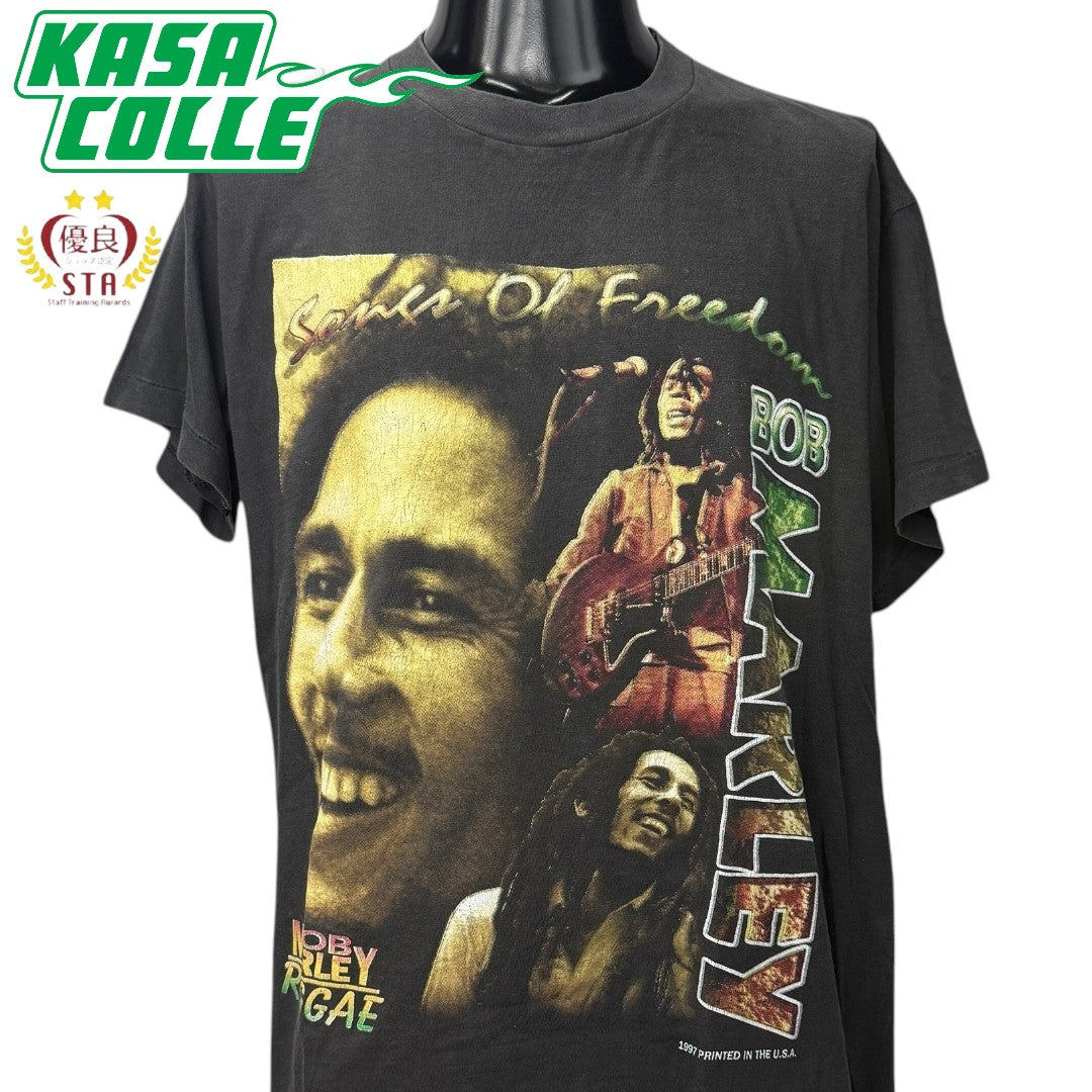【BOB MARLEY】ボブ・マーリー "Songs Of Freedom" 90's Vintage Tシャツ