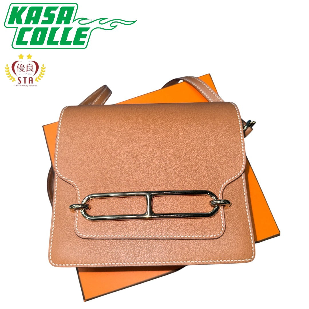 【HERMÈS】エルメス【極美品】 ルリ ミニ ゴールド エヴァーカラー G金具（国内レシート付）