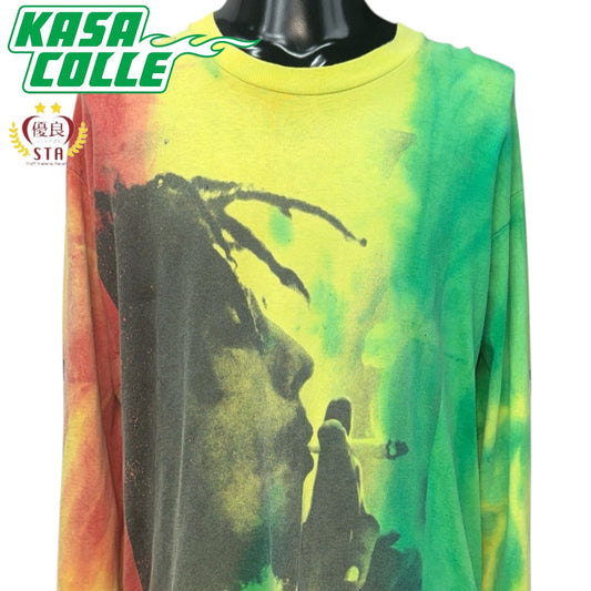 【BOB MARLEY】ボブ・マーリー "REBEL WITH A CAUSE" 90's Vintage ロングスリーブTシャツ