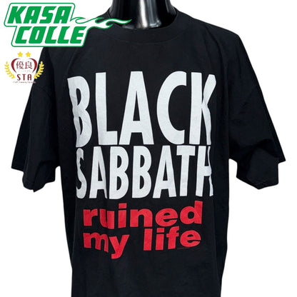【BLACK SABBATH】ブラック・サバス "RUINED MY LIFE" 90's Vintage Tシャツ