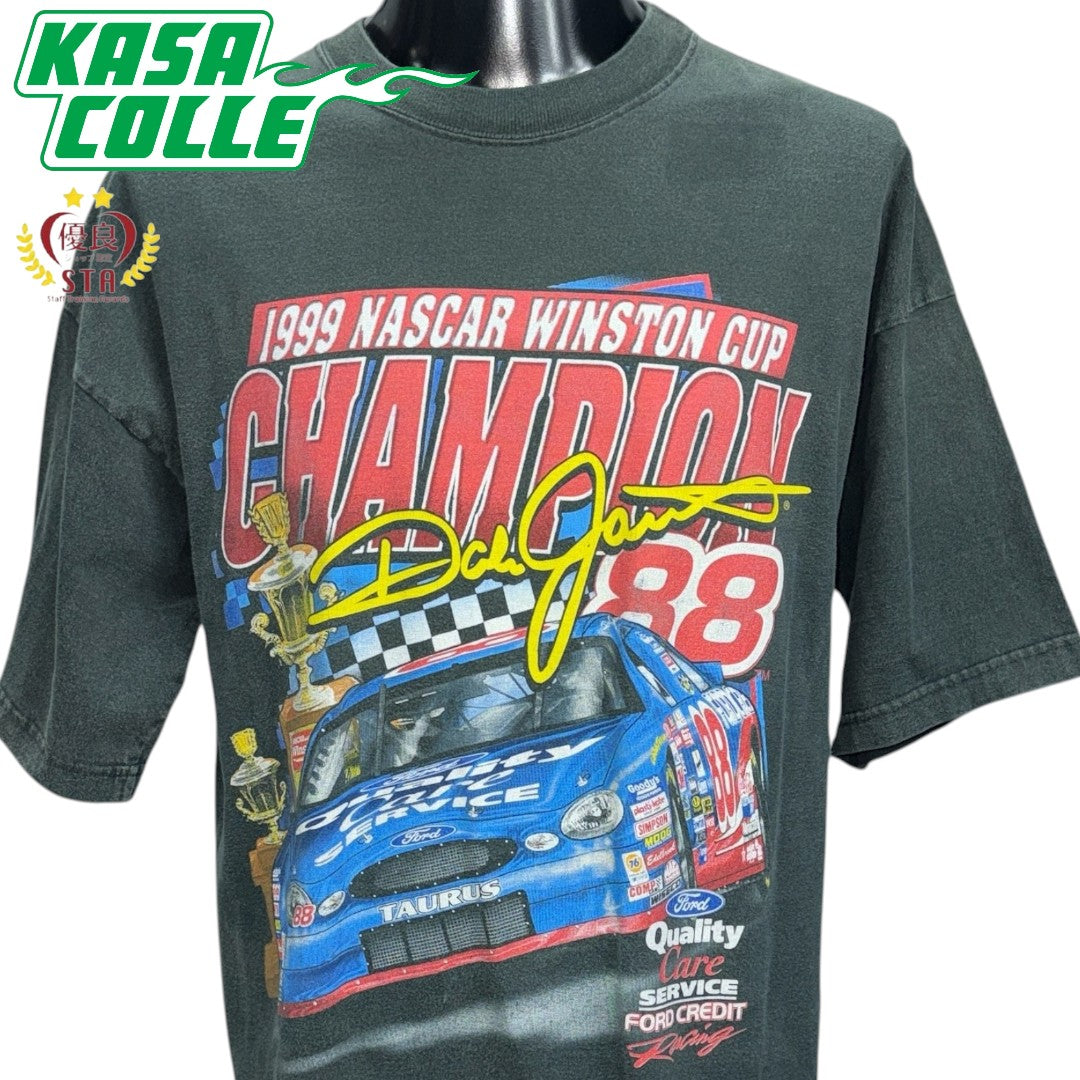 【CHASE AUTHENTICS】チェイスオーセンティックス "1999 NASCAR CHAMPION DALE JARRETT" 90's Tシャツ