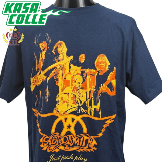 【AEROSMITH】エアロスミス "JUST PUSH PLAY WORLD TOUR 2002" 00's Y2K USA製 Vintage Tシャツ