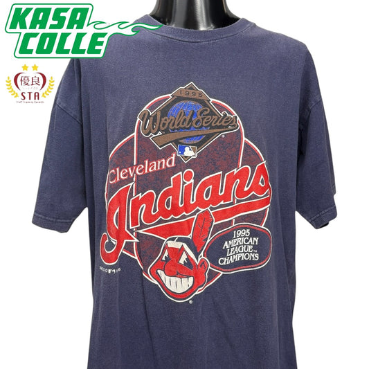 【CLEVELAND INDIANS】クリーブランド・インディアンス "95 WORLD SERIES" 90's Vintage Tシャツ